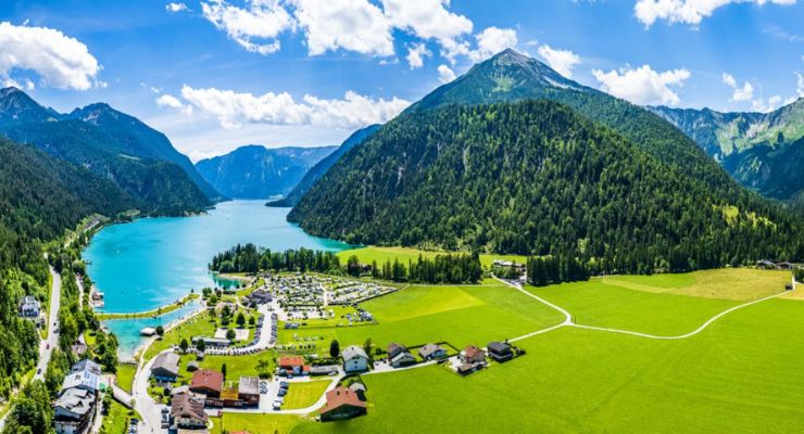 Lakes, mountains and waterfalls of the Austrian Tyrol