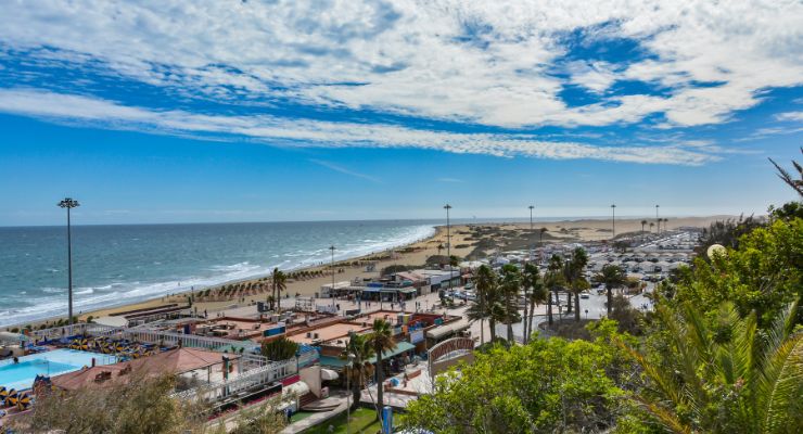 The beaches of Playa Del Ingles