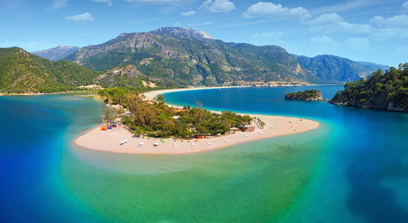 Beautiful Blue Lagoon in Olu Deniz Turkey