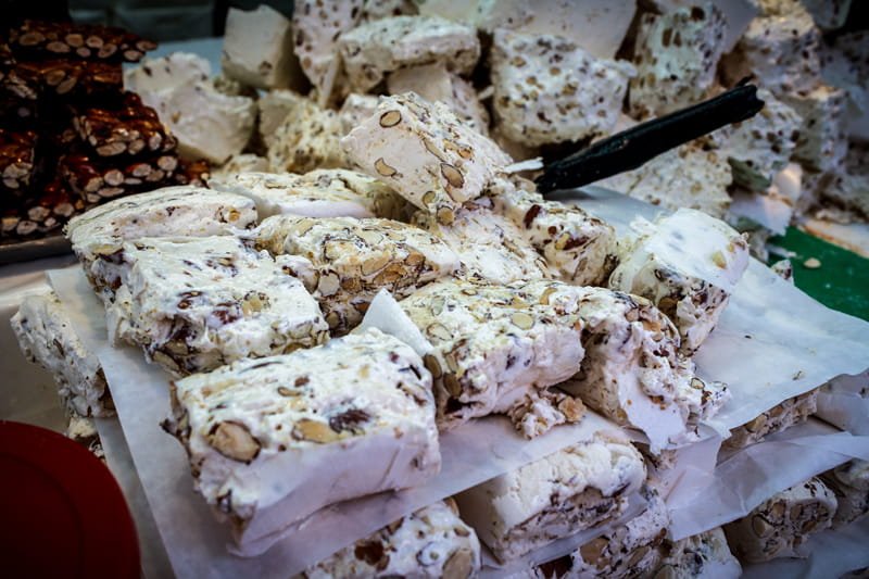 Delicious nougat in Cremona