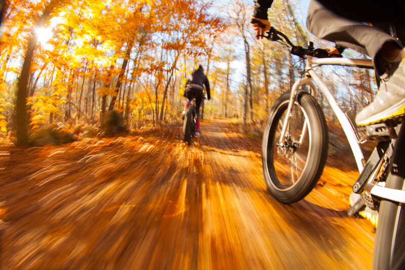 Cycling through New England in the fall