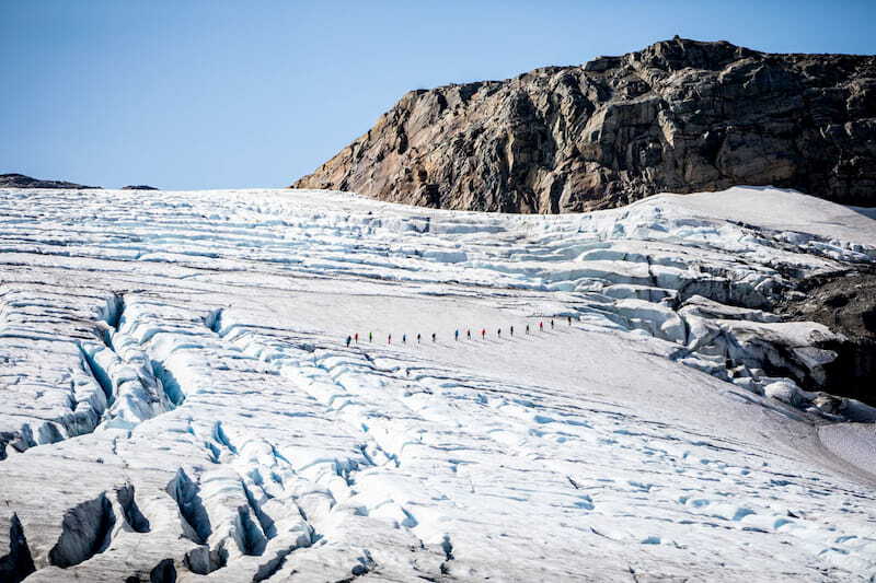 Glacier walking in Norway