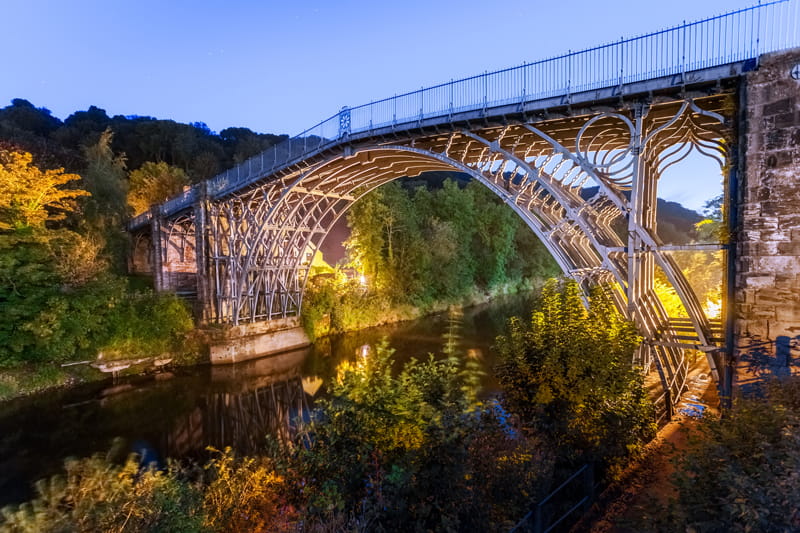 Ironbridge Gorge in Shropshire