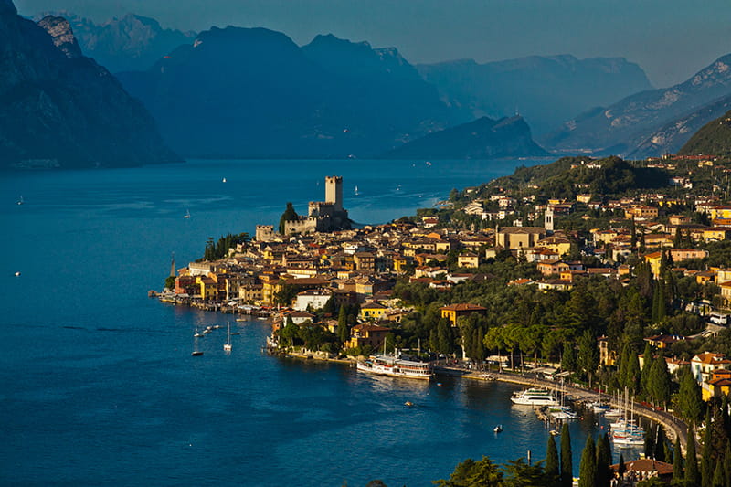 Walking in Lake Garda