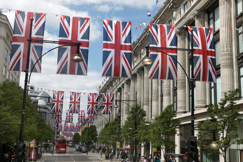 Oxford Street in London