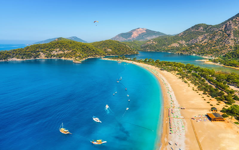 Oludeniz beach in Turkey