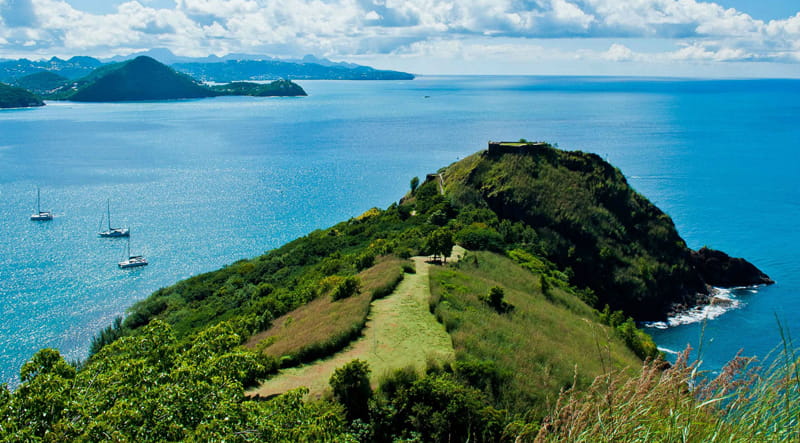 Pigeon Island in St Lucia