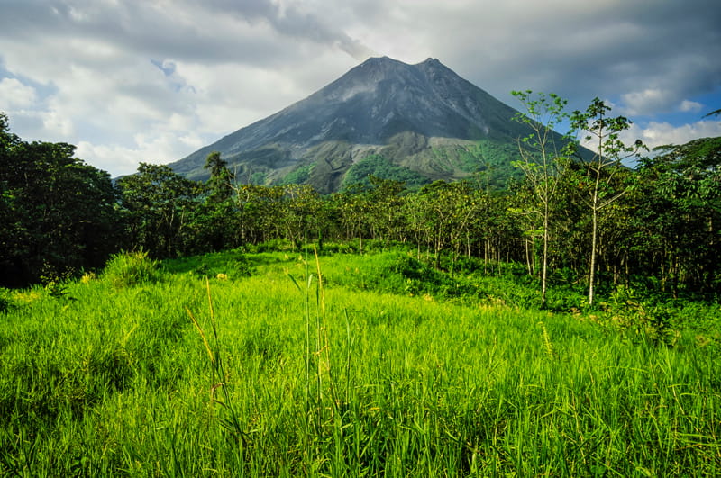 The Arenal Volcano in Costa Rica