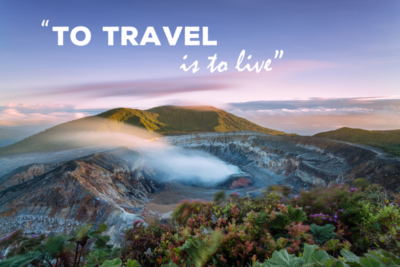 To travel is to live