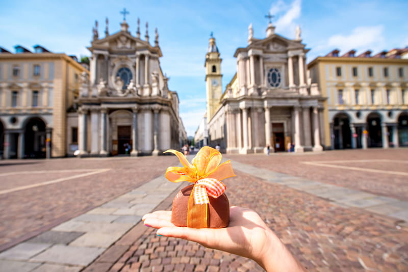 Chocolate souvenir in Turin - Italy's chocolate capital