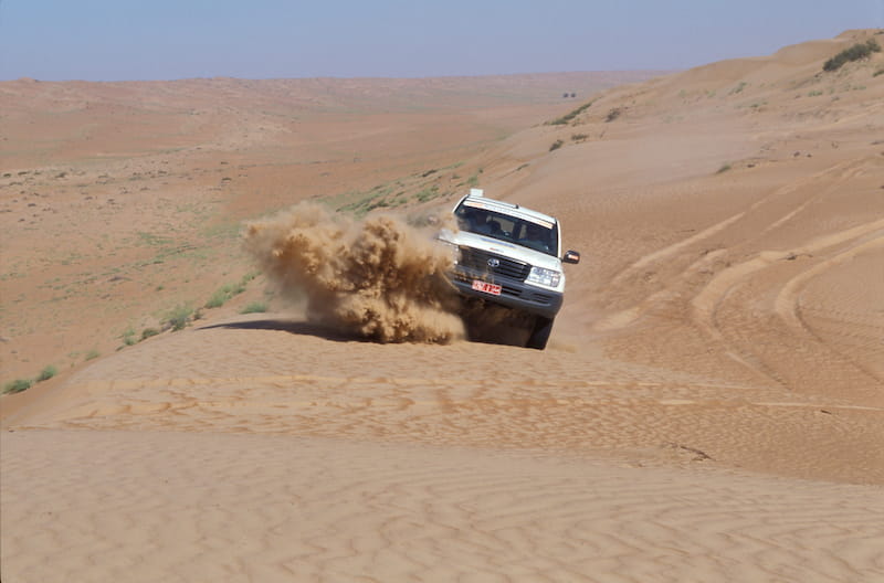 Wahiba Sands desert in Oman