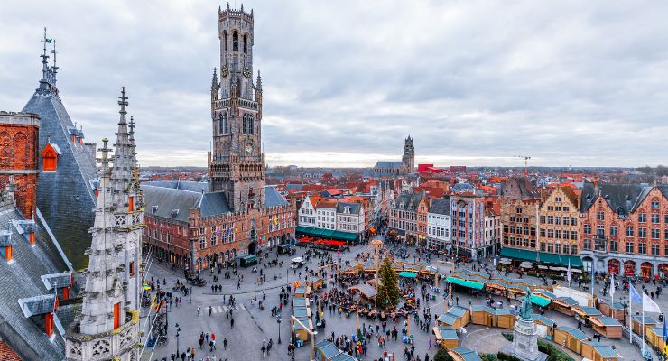 Day Two: Guided city walking tour of Bruges