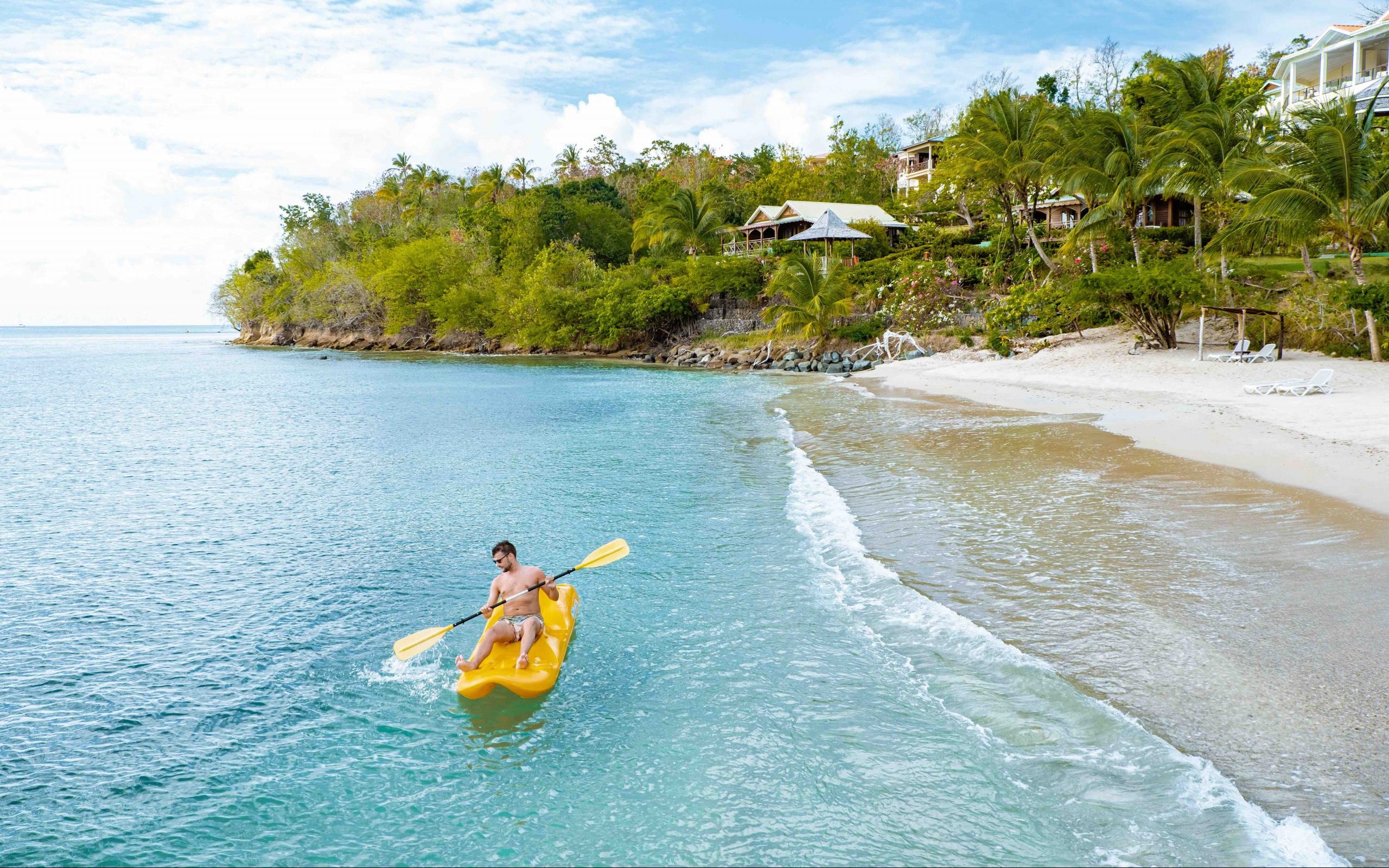 Snorkel & kayak in the turquoise waters or take a boat trip