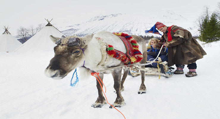 Day Four: Snowshoeing, Reindeer and Sami culture