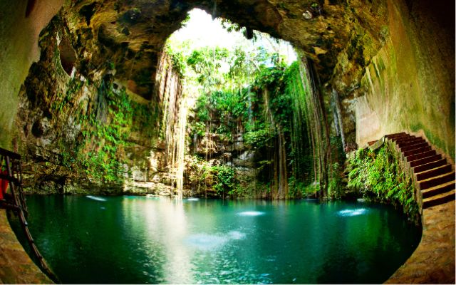 Swim in unique Cenotes