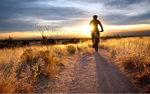 Cycling with a view