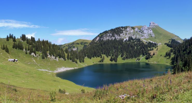 Day Seven: Hike around lakes at the foot of Stockhorn