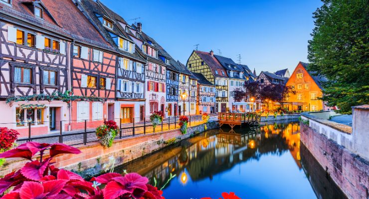 buildings in Alsace France