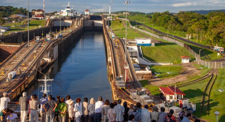 Day Three: Panama Canal Partial Transit - The Culebra Cut