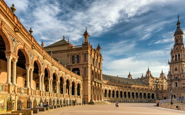 Seville Spain Plaza de España