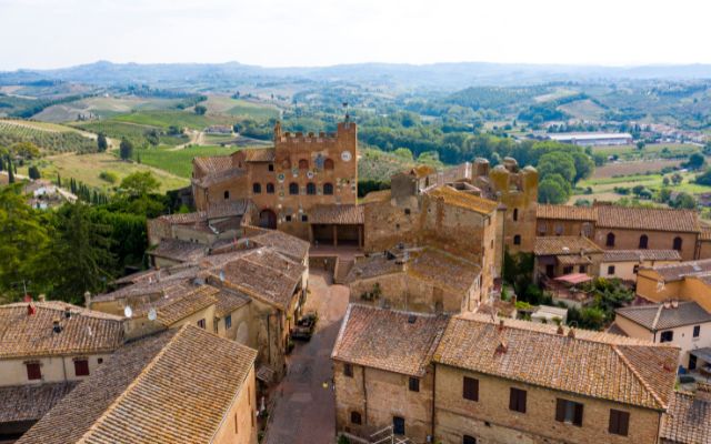 Tuscany medieval town