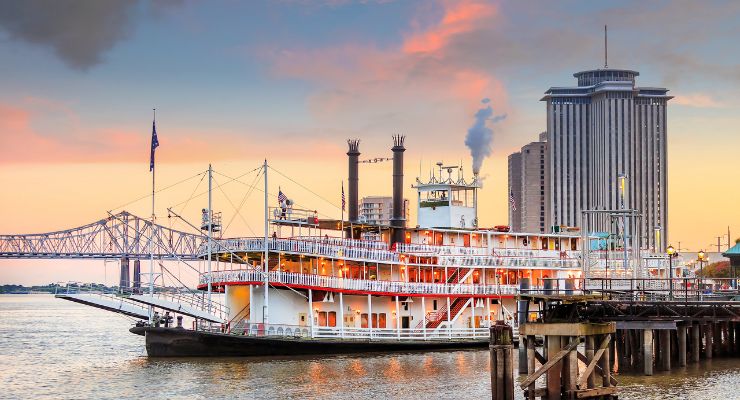 Day Eight: Mighty Mississippi Dinner Sunset Cruise