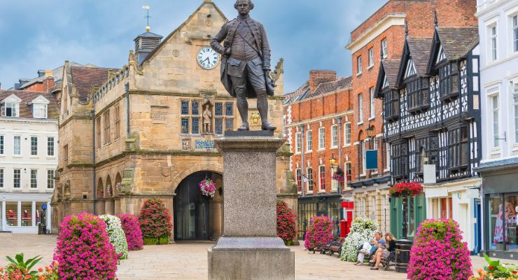 Day One: Arrive in Shrewsbury 