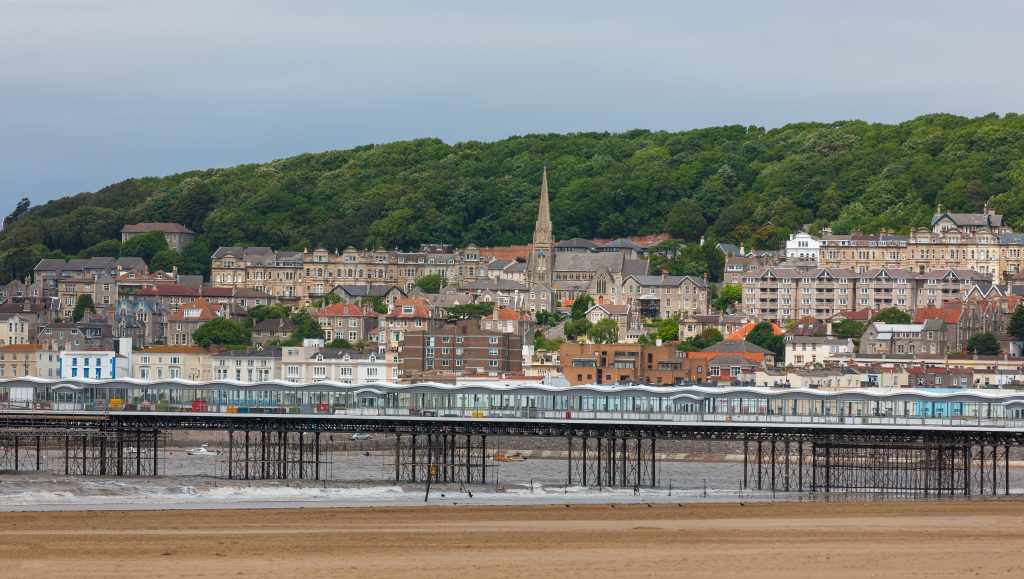 Day One: Arrive in Weston-Super-Mare